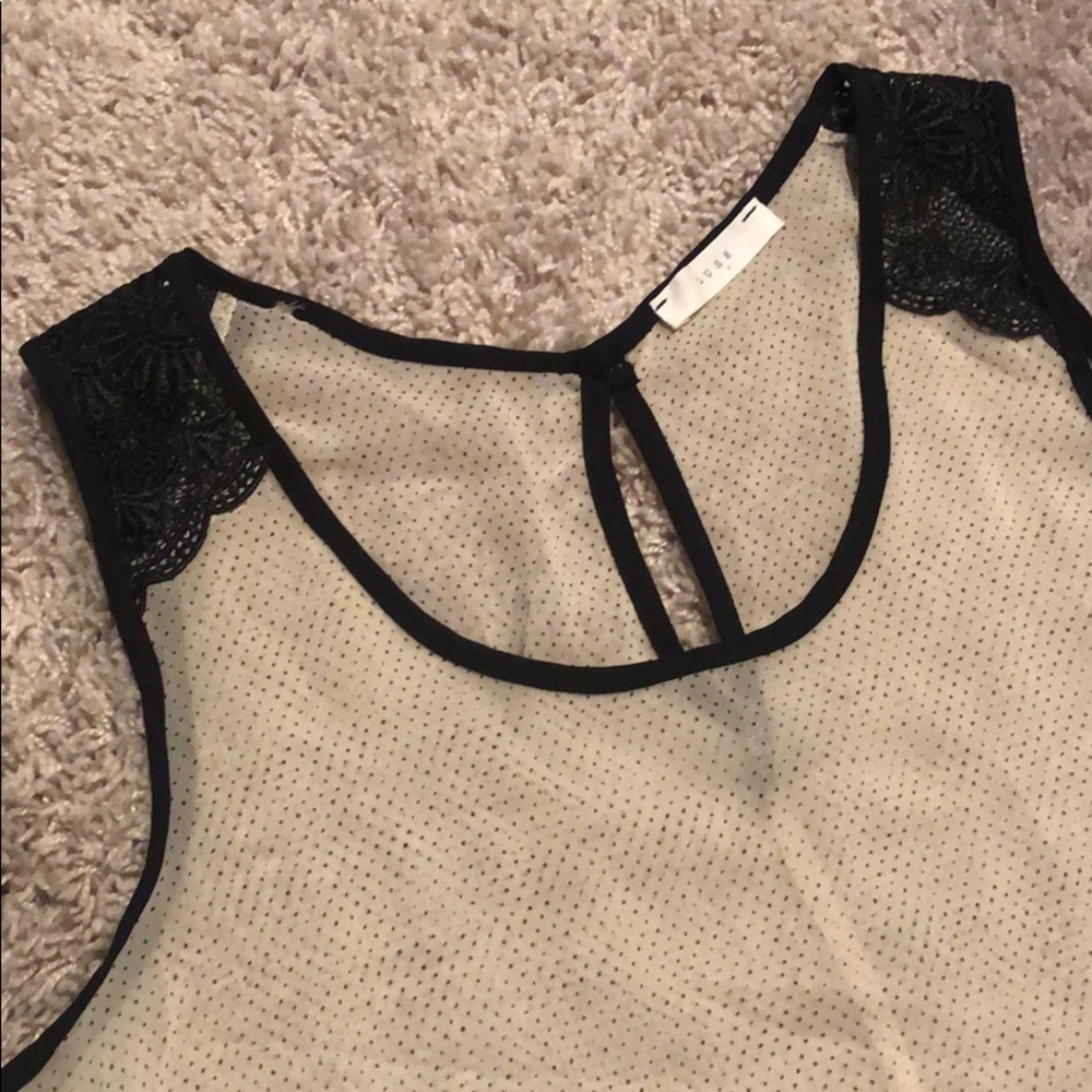 Lush polka dot top